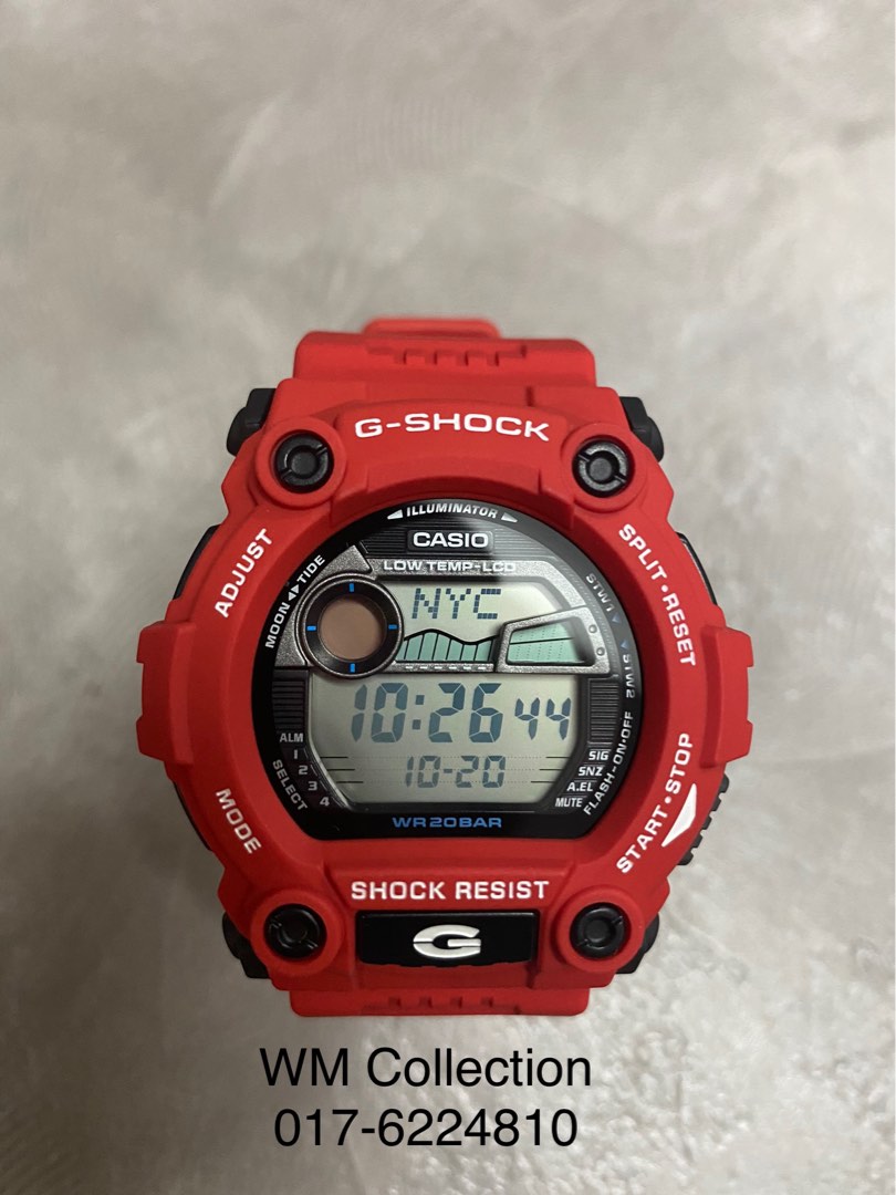 G shock mat moto hot sale merah harga