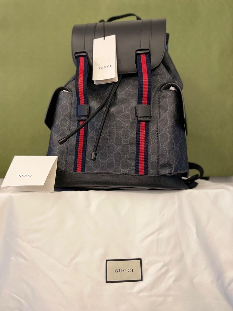 Gucci GG Black Backpack Luxury Bags Wallets on Carousell