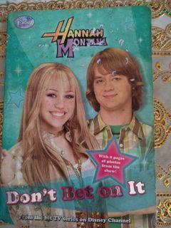 Hannah Montana °Dont bet on it° TV Series textbook