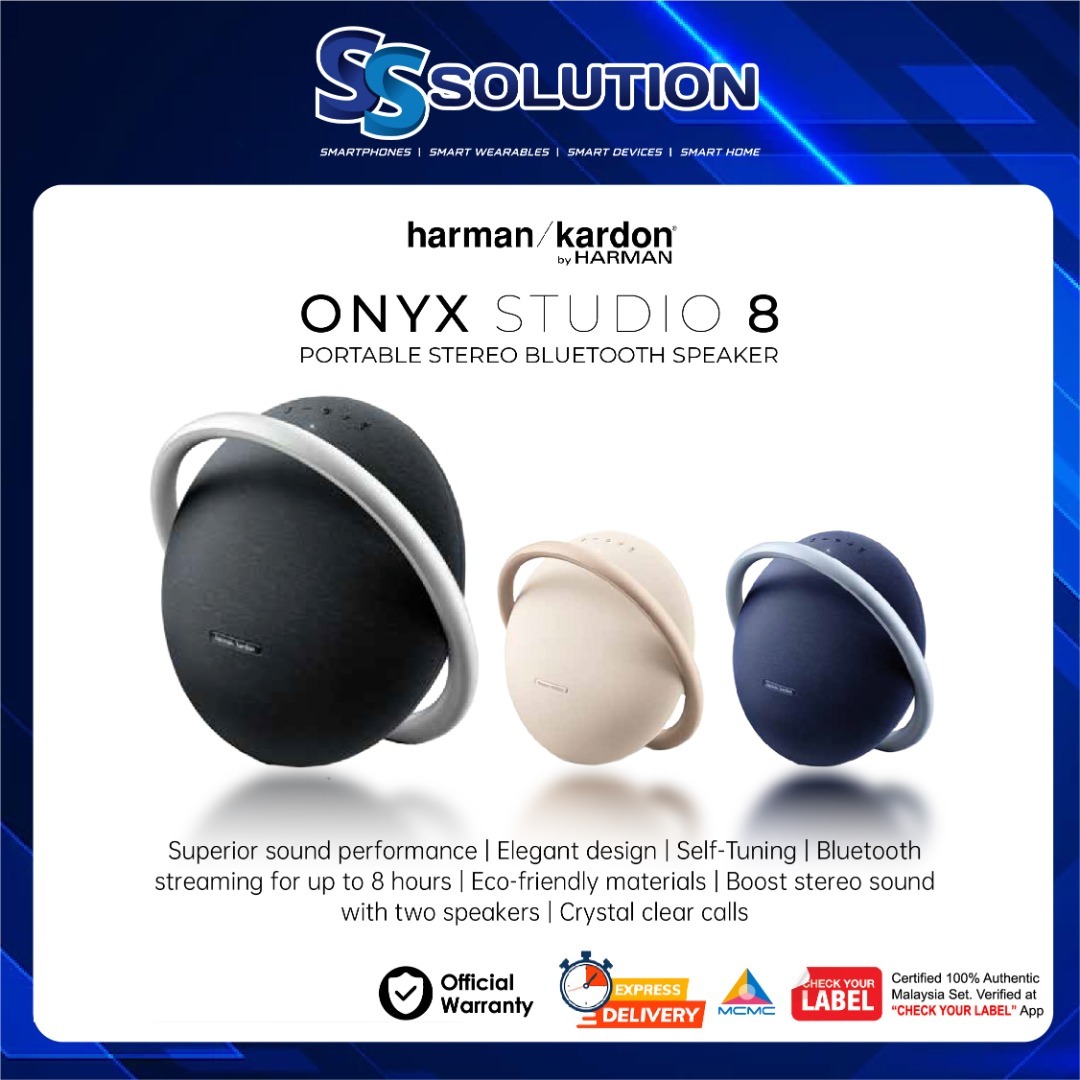 Harman Kardon Onyx Studio 8 Portable Wireless Bluetooth Speaker