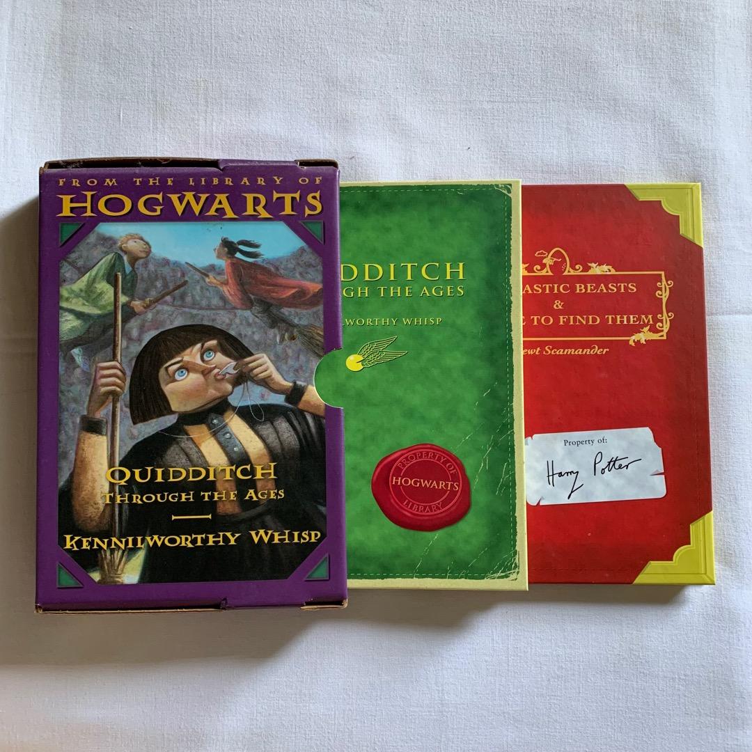 Harry Potter From The Hogwarts Library Set (2 Books), Hobbies & Toys