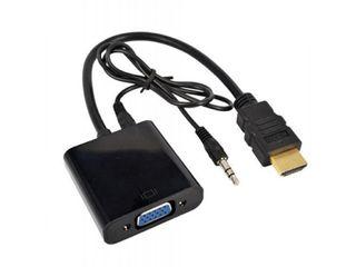 HDMI to VGA adapter (with audio)