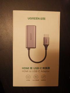 綠聯HDMI轉USB-C