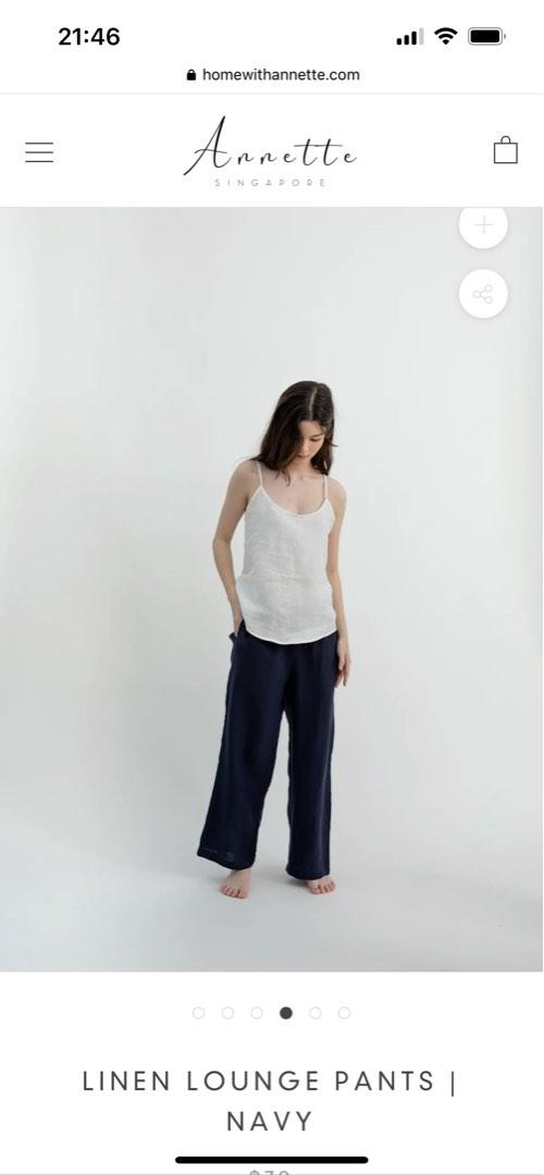 HOME WITH LINEN PANTS, Women's Fashion, Bottoms, Other Bottoms