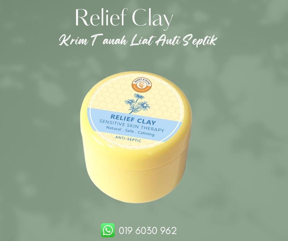 Honey Olive Baby (25g) Relief Clay for Eczema Sensitive Skin Balm untuk