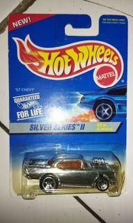 Hotwheels 57 Chevy silver series ii