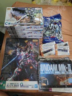 Ichiban Kuji - Mobile Suit  Gundam Gunpla 2022 (Prize C, D, F, G, H) HG Barbatos, EG Strike