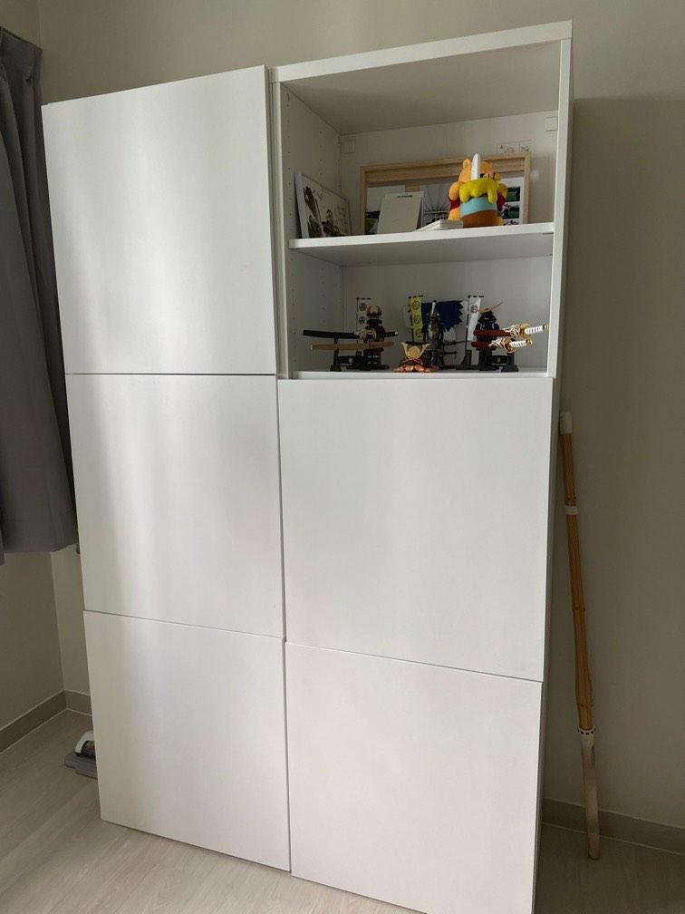Ikea besta storage with doors, Furniture & Home Living, Furniture