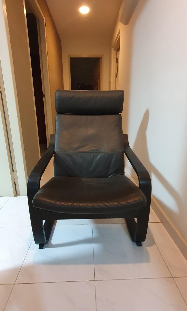 Ikea Poang Arm Chair, Furniture & Home Living, Furniture, Chairs on