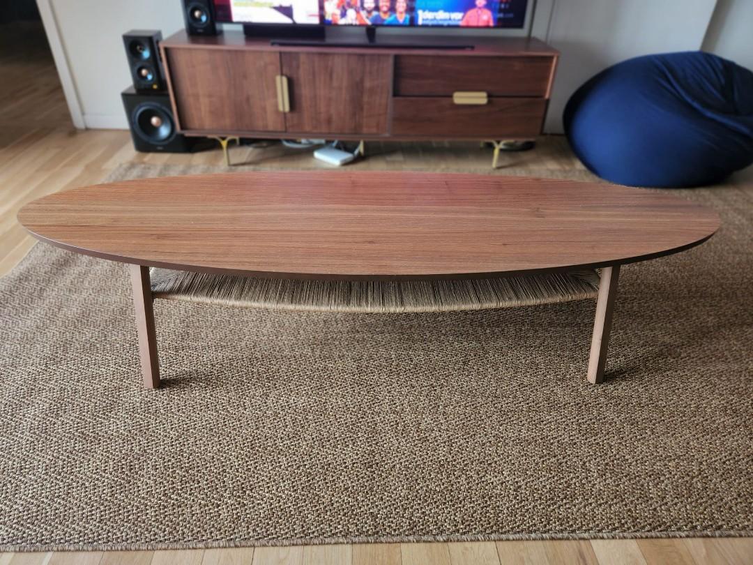 Ikea Stockholm coffee table real wood, Furniture & Home Living
