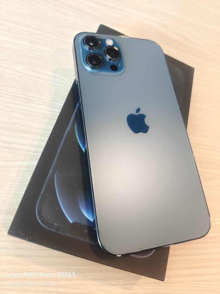 Iphone 12 Pro Max Pacific Blue By Machines Malaysia Mobile Phones Gadgets Mobile Phones Iphone Iphone 12 Series On Carousell