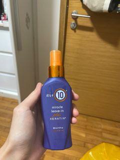 It’s a 10 Miracle Leave In Conditioner Plus Keratin 120ml