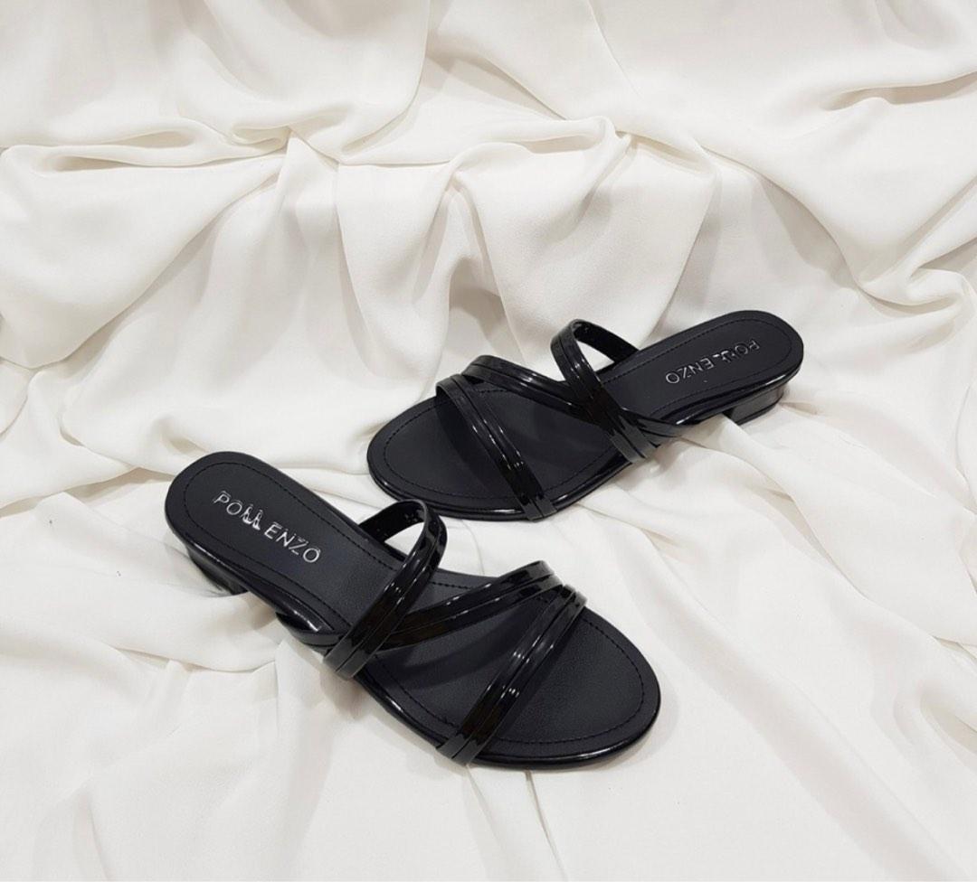 Chunky heel jelly sandals shop