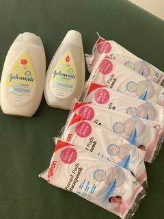 Johnson’s Cotton Touch Bath and Lotion