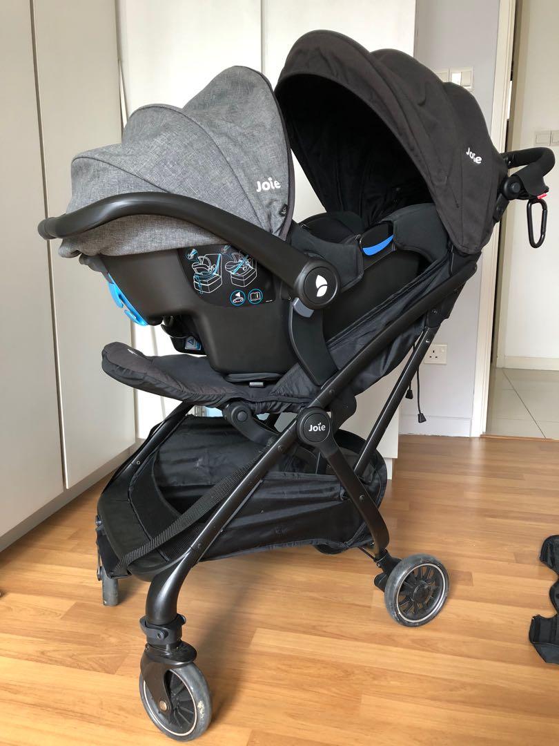 Joie Tourist stroller and Gemm carrier