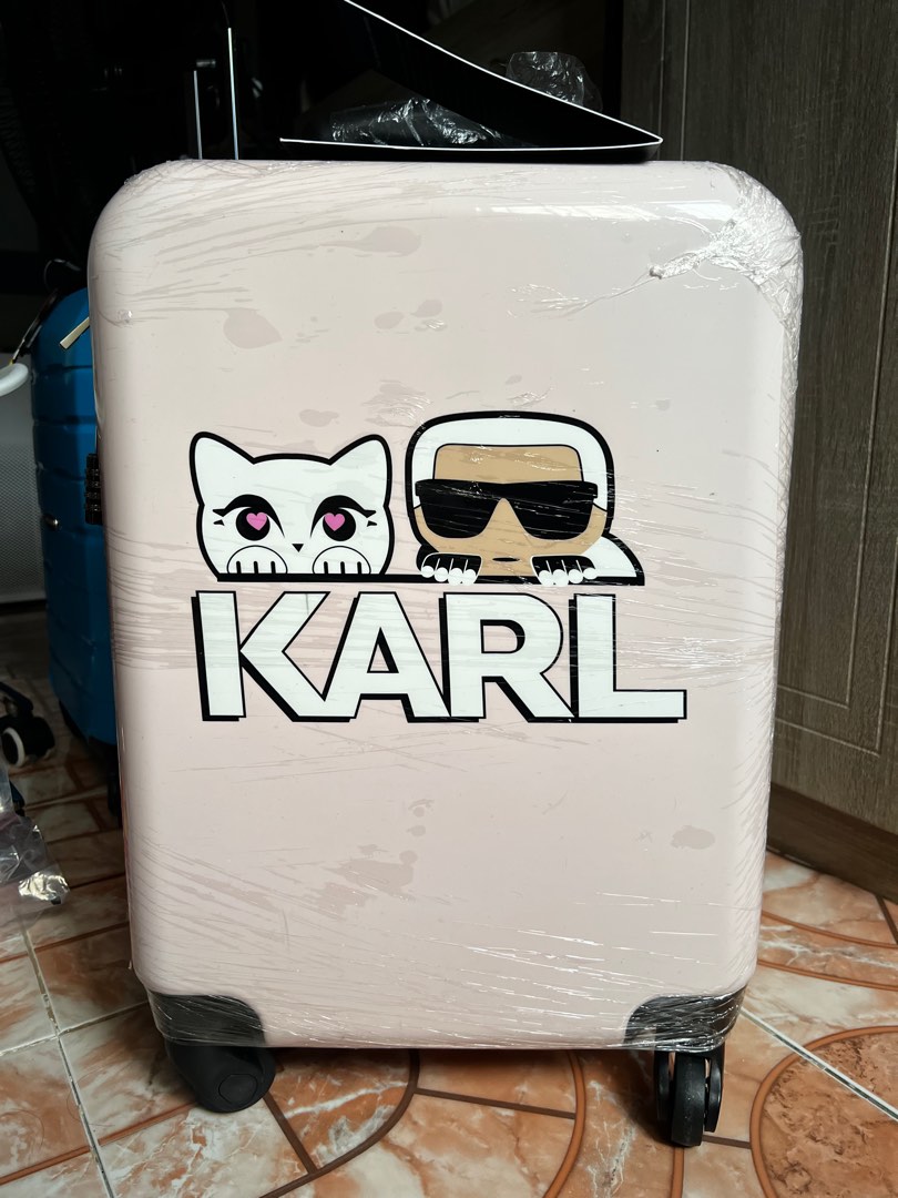 KARL LAGERFELD LUGGAGE , Hobbies & Toys, Travel, Luggage on Carousell