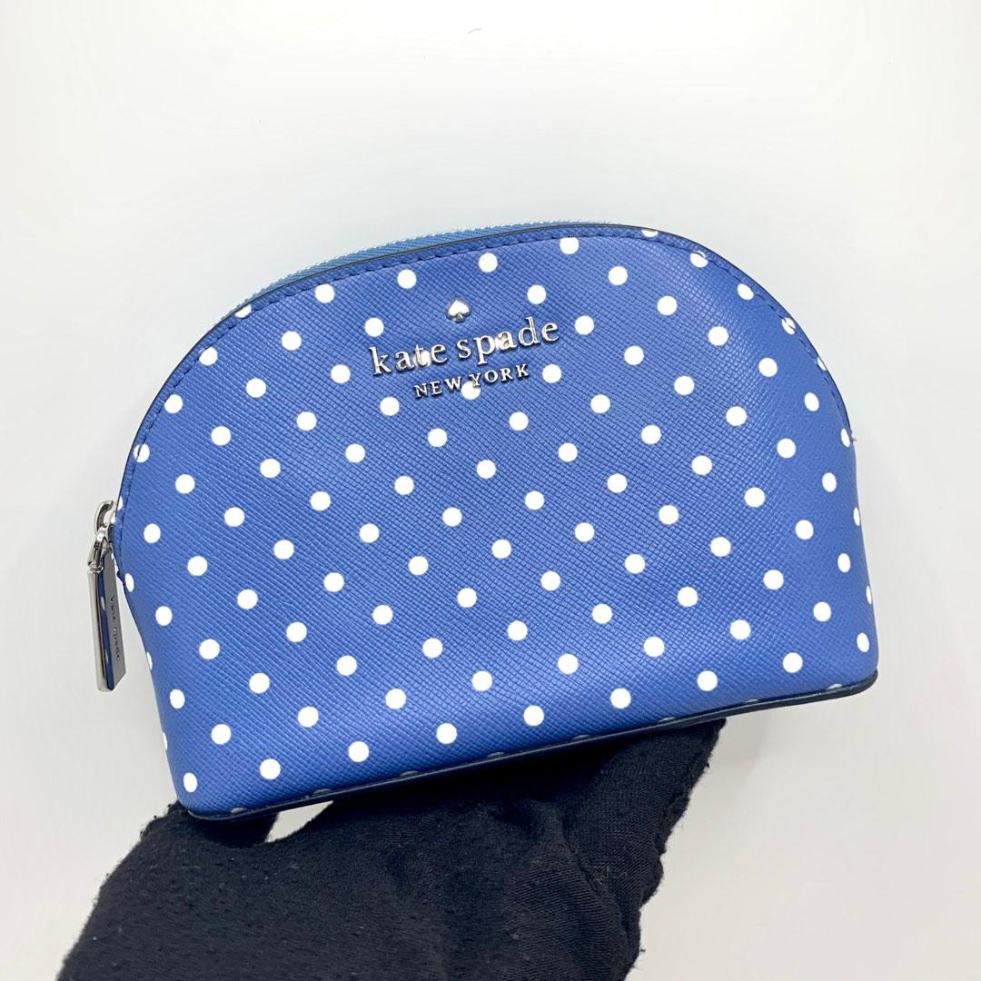 Kate spade blue polka dot purse clearance