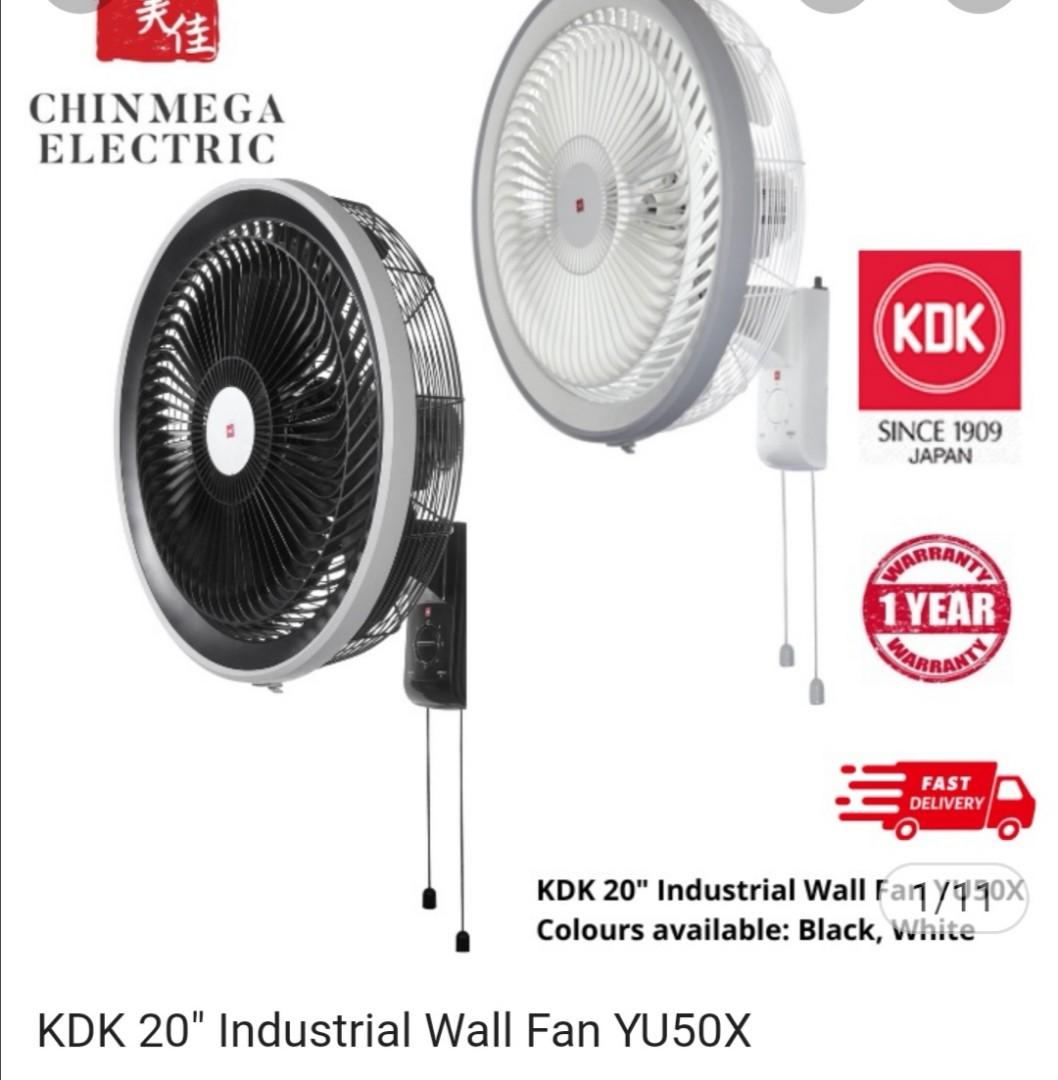 KDK wall fan supply and install, Furniture & Home Living, Lighting