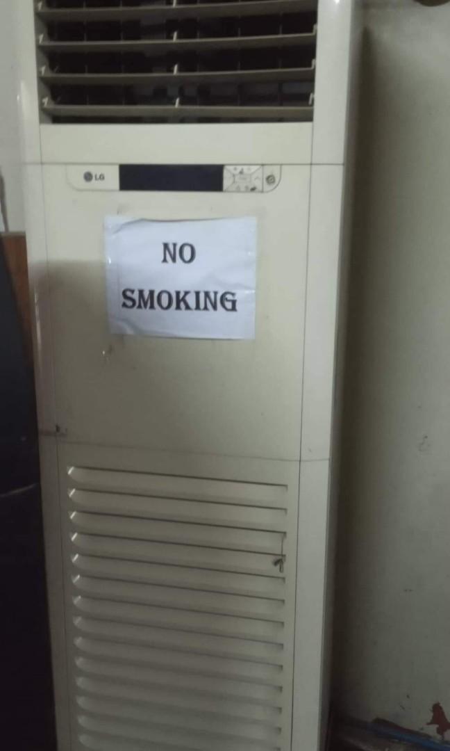 LG 3TR Floor Stand Aircon, TV & Home Appliances, Air Conditioning and