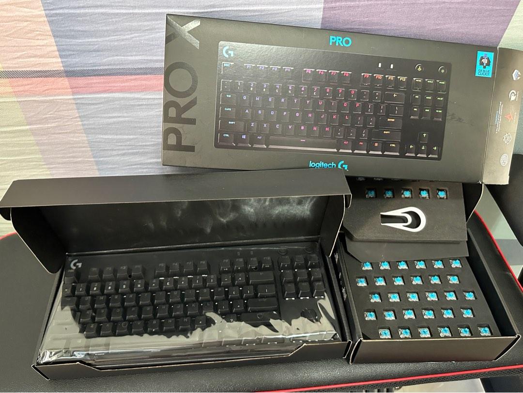 Logitech G Pro X Keyboard青軸（連紅軸）, 電腦＆科技, 電腦周邊及