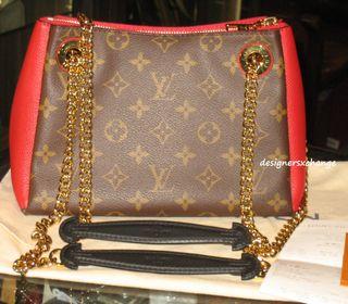 Louis Vuitton Monogram Canvas Surene BB Shoulder Handbag Cherry Article:  M43776 : : Fashion