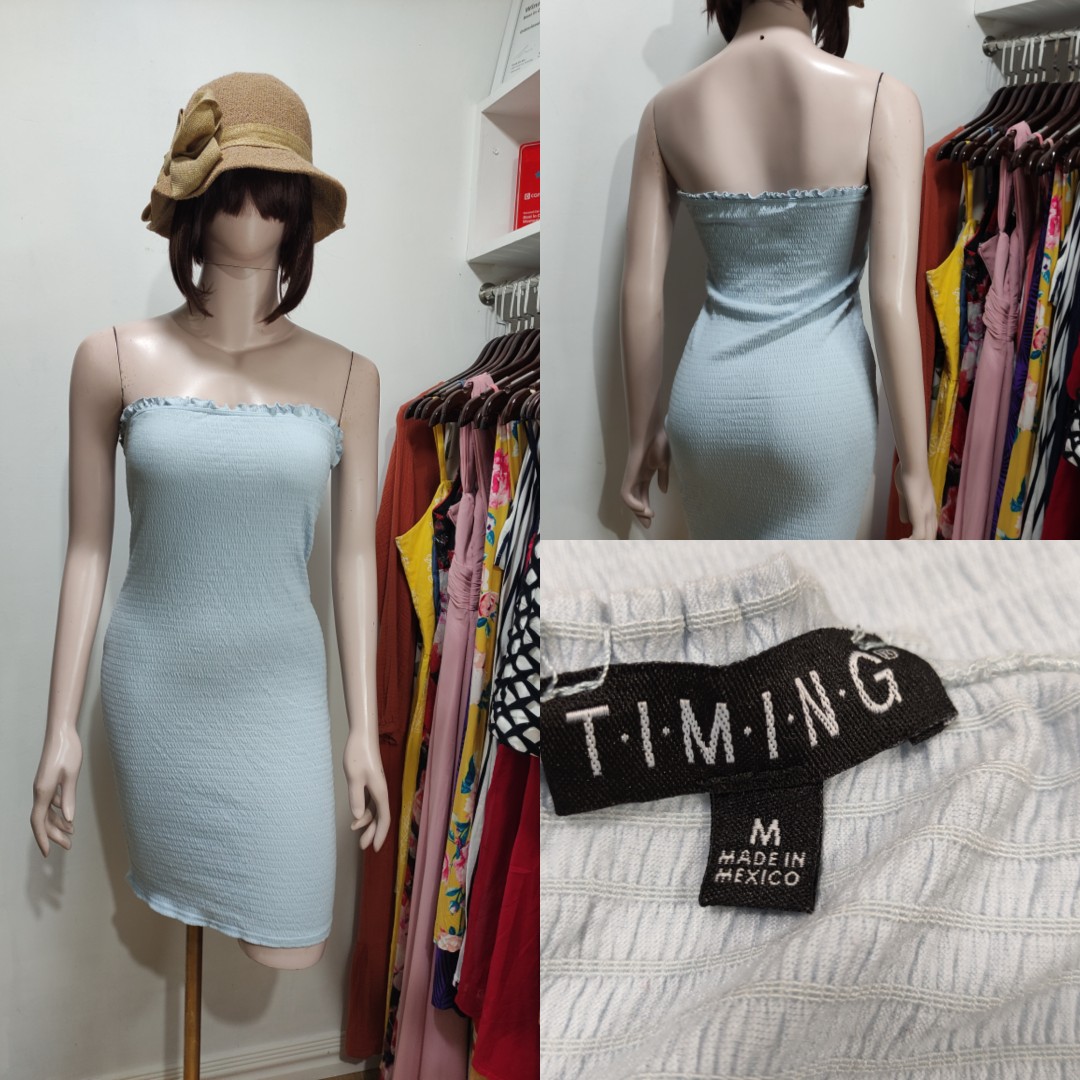 M Timing Smocked Dress, Women's Fashion, Dresses & Sets, Dresses on