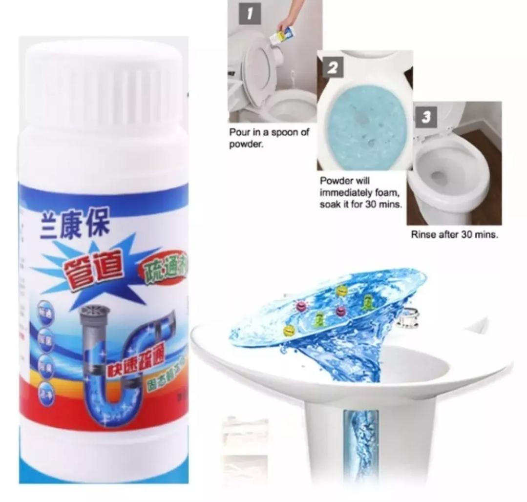 110g Pipe Dredging Agent Powerful Kitchen Sink Drain Cleaner Bathroom  Dredge Deodorant Toilet Sewer Fast Cleaning Tools