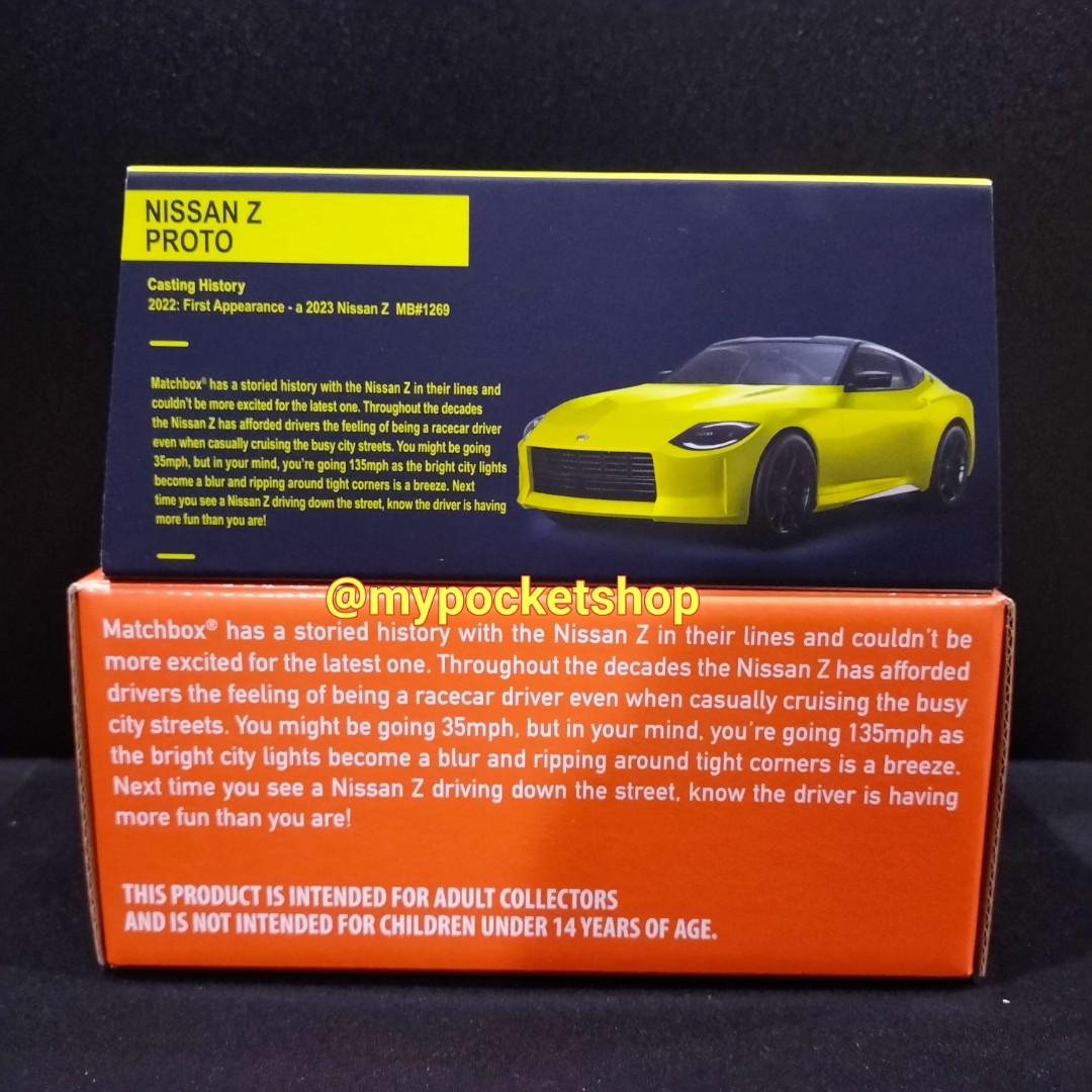 Matchbox GOLD NISSAN Z PROTO Mattel / Hot Wheels RLC Exclusive