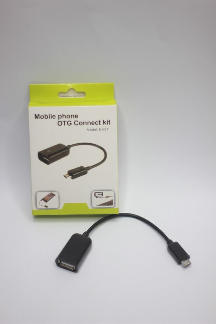 MOBILE PHONE OTG CONNECT KIT SK07, BEST FOR TRANSFER FILE FROM USB to