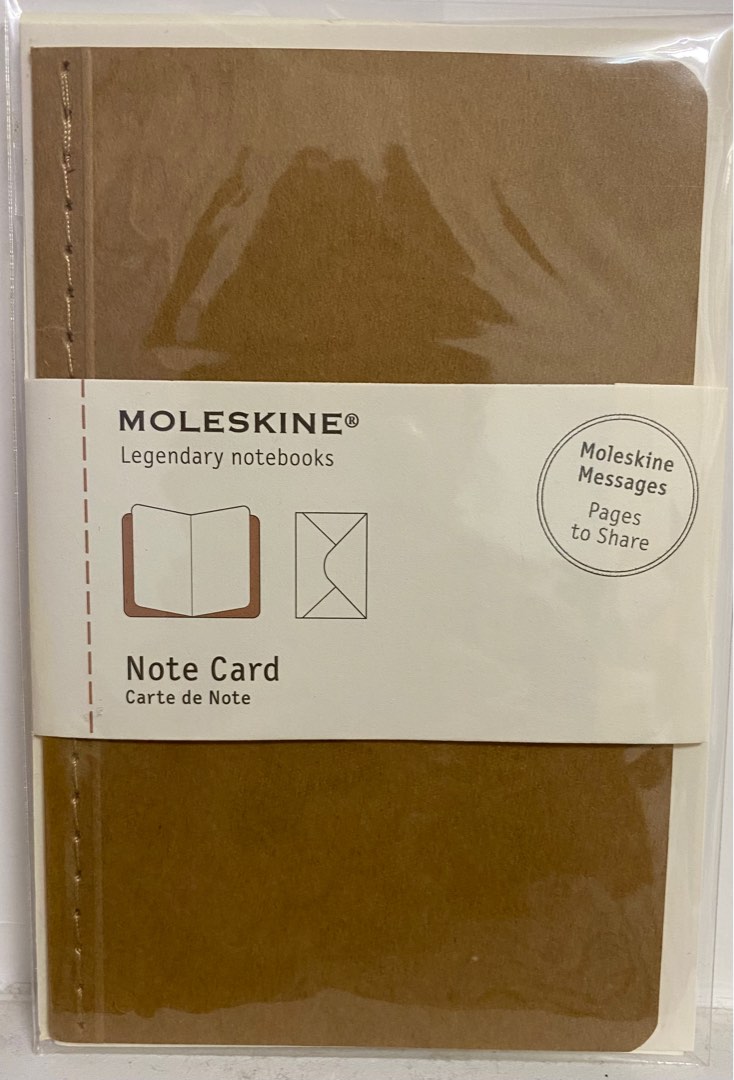 Moleskine Messages Note Card, 興趣及遊戲, 手作＆自家設計, 文具 Carousell