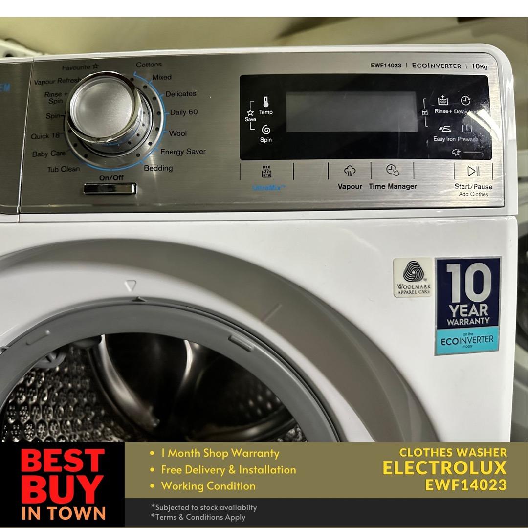 MUST BUY! ELECTROLUX 10KG FrontLoader Washing Machine EWF14023 (92358