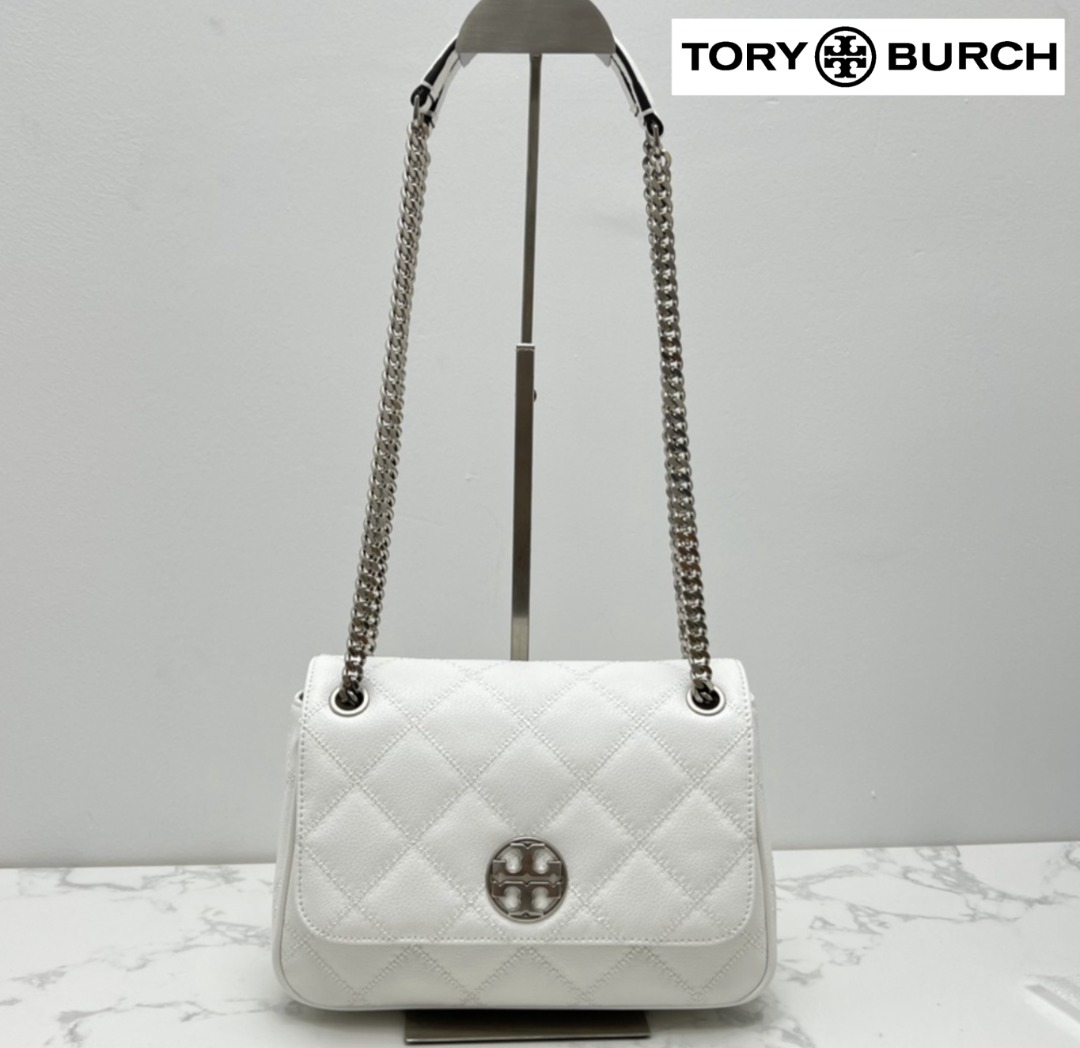 Tory Burch Floral Printed Crossbody Bag - White Crossbody Bags, Handbags -  WTO329236