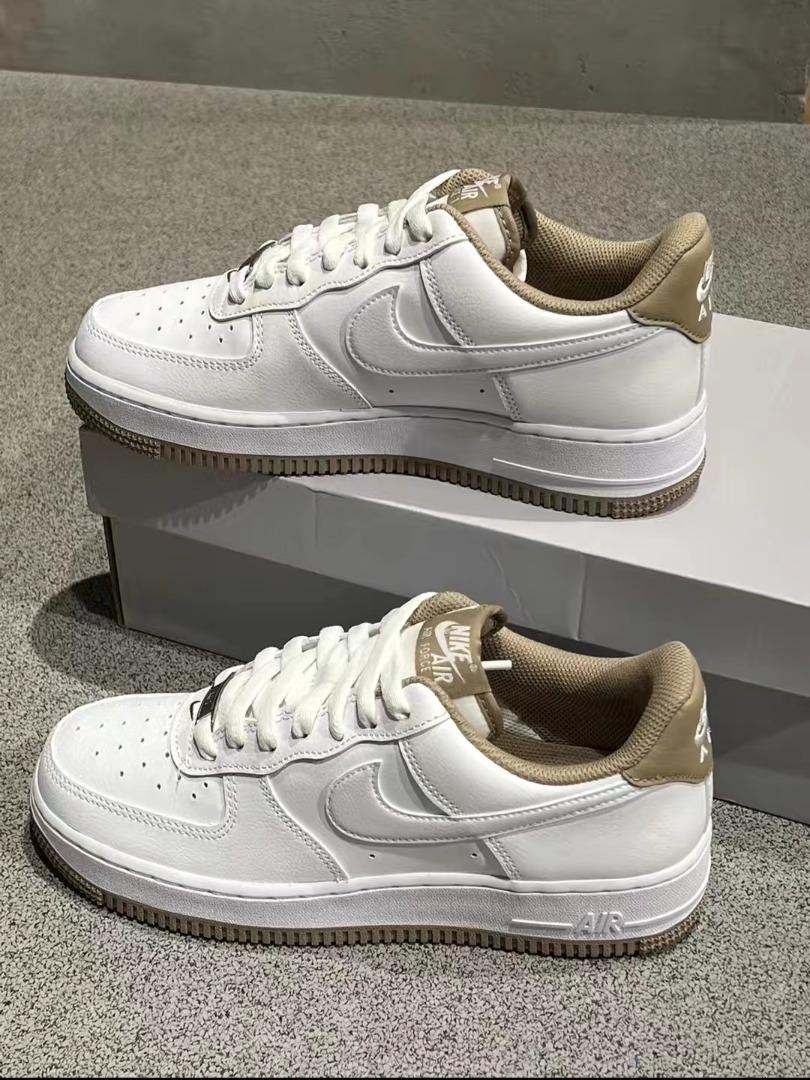 👟Nike Air Force 1'07 白卡其男女同款, 女裝, 鞋, 波鞋- Carousell
