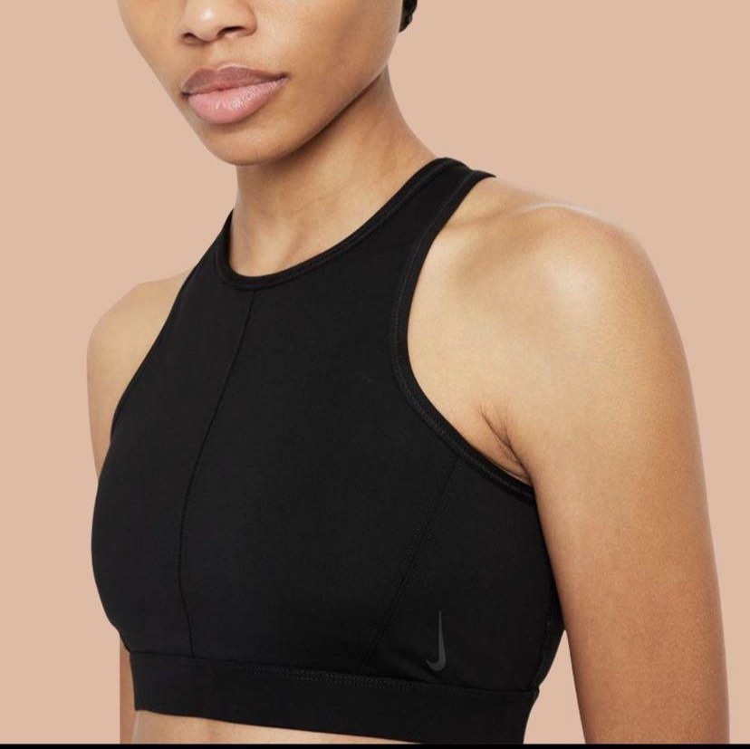 halter sports bra nike