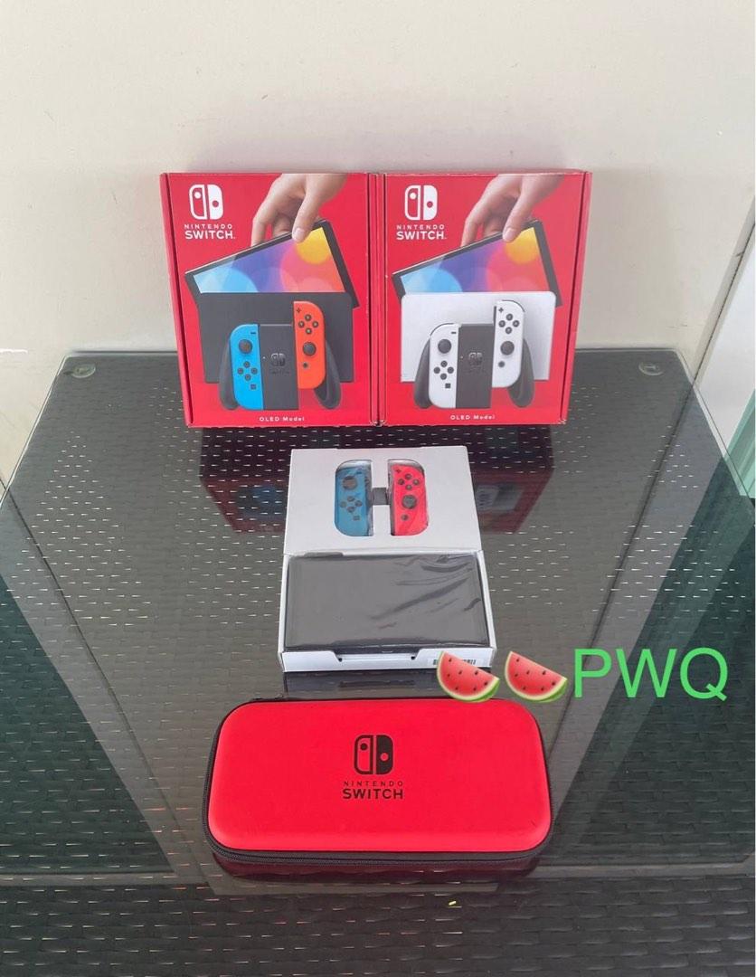 Nintendo Switch OLED Console Local Set Neon/White, Video Gaming, Video