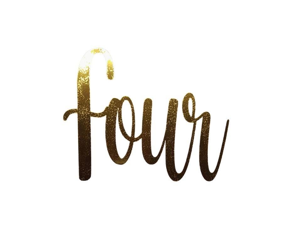Number Cake Topper in Word Format [PLEASE READ DESCRIPTION BEFORE ...