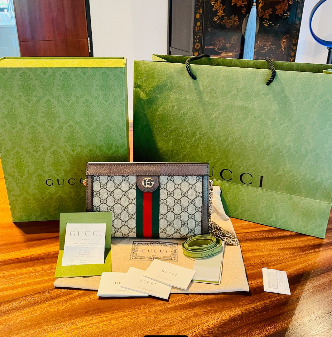 Ophidia GG Small Shoulder Bag, Luxury, Bags & Wallets on Carousell