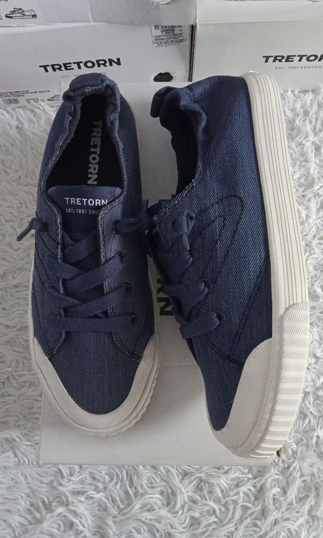Tretorn meg denim sneakers on sale