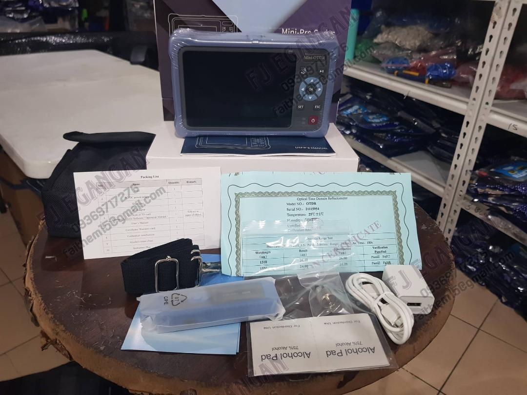 OTDR (Category: Networking) located in Pasig City. Submitted by fjEgangan (Listing ID 1191819466, Image 3). Description: OTDR @ 21,000 💯 Brand new 💯 Authorized Dealer 💯 7days replacement if defective 💯 1year warranty 💯 Open for bulk orders to avail discounts! Mode of Payment: 🛵 Cash on delivery (within NCR or nearby province) 🛵 GCash 🛵 Bank Transfer ** Pwede COP via LBC ** 📩 Pm for more details 📲 For fast transaction, you may contact me