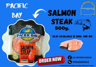 Pacific Bay Salmon Steak 500g.