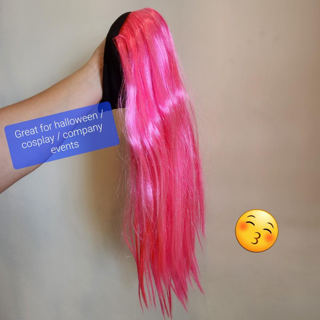 Pink wig events store