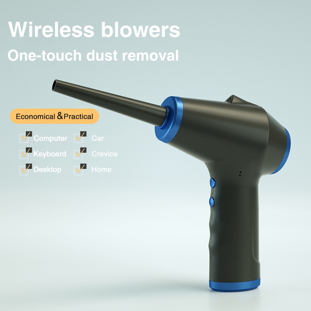 PO Air Duster Cordless Electric Duster 5000mAh/10000mAhBattery 30000RPM