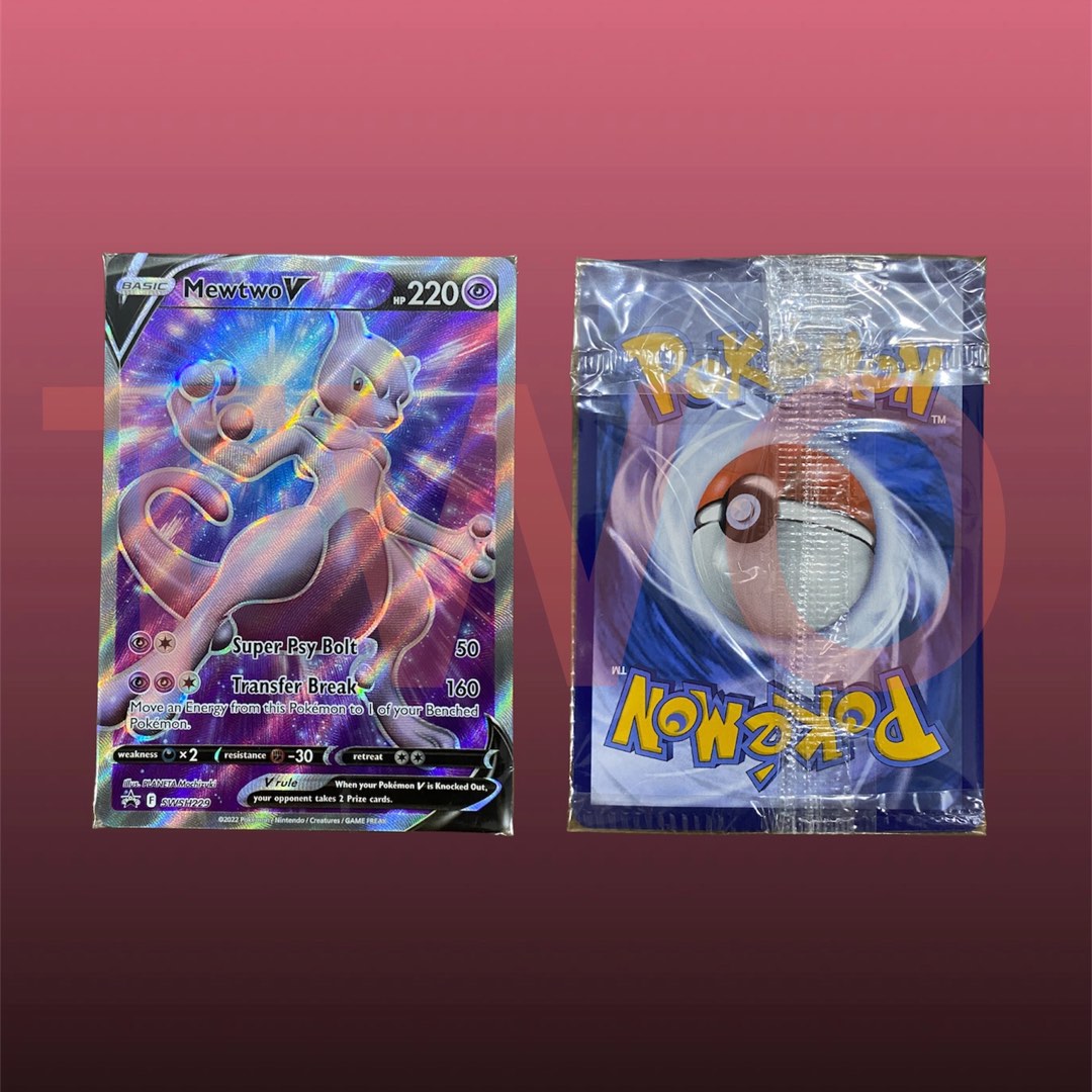 Mewtwo V alternate art Pokemon Go TCG, Hobbies & Toys, Toys & Games on  Carousell