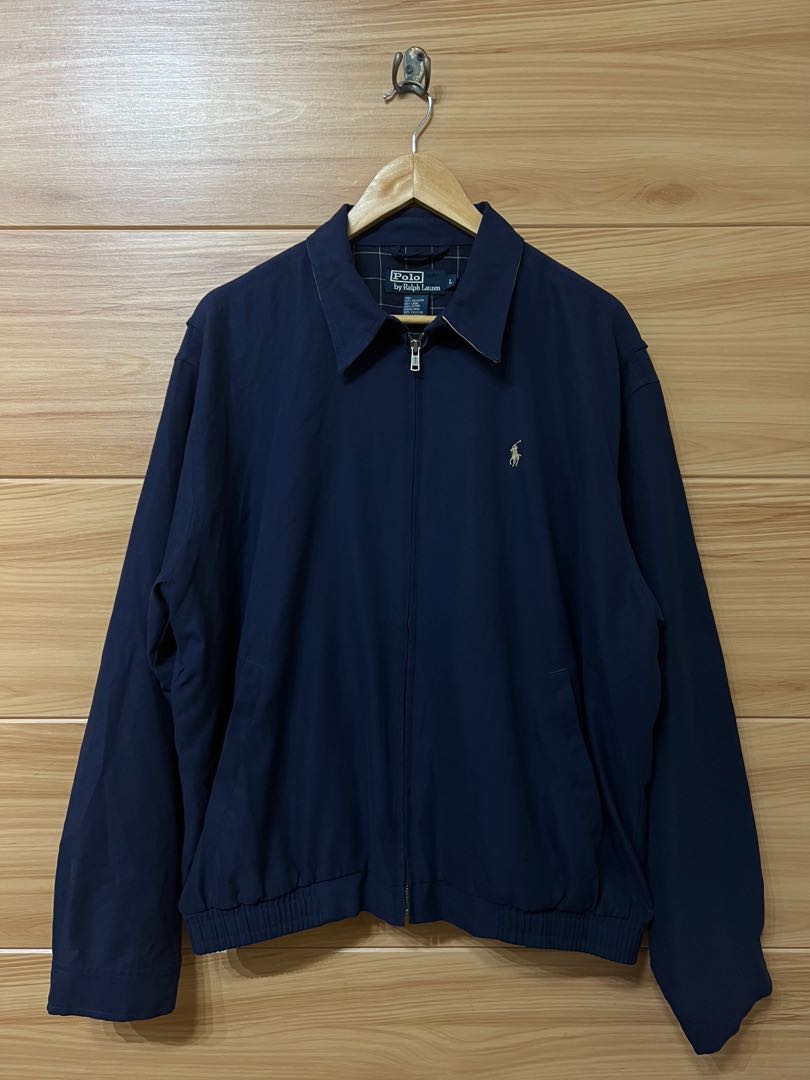 Ralph Lauren POLO by Ralph Lauren Check Pattern Harrington Jacket Swing Top Men's XL /evb009230 main image 1