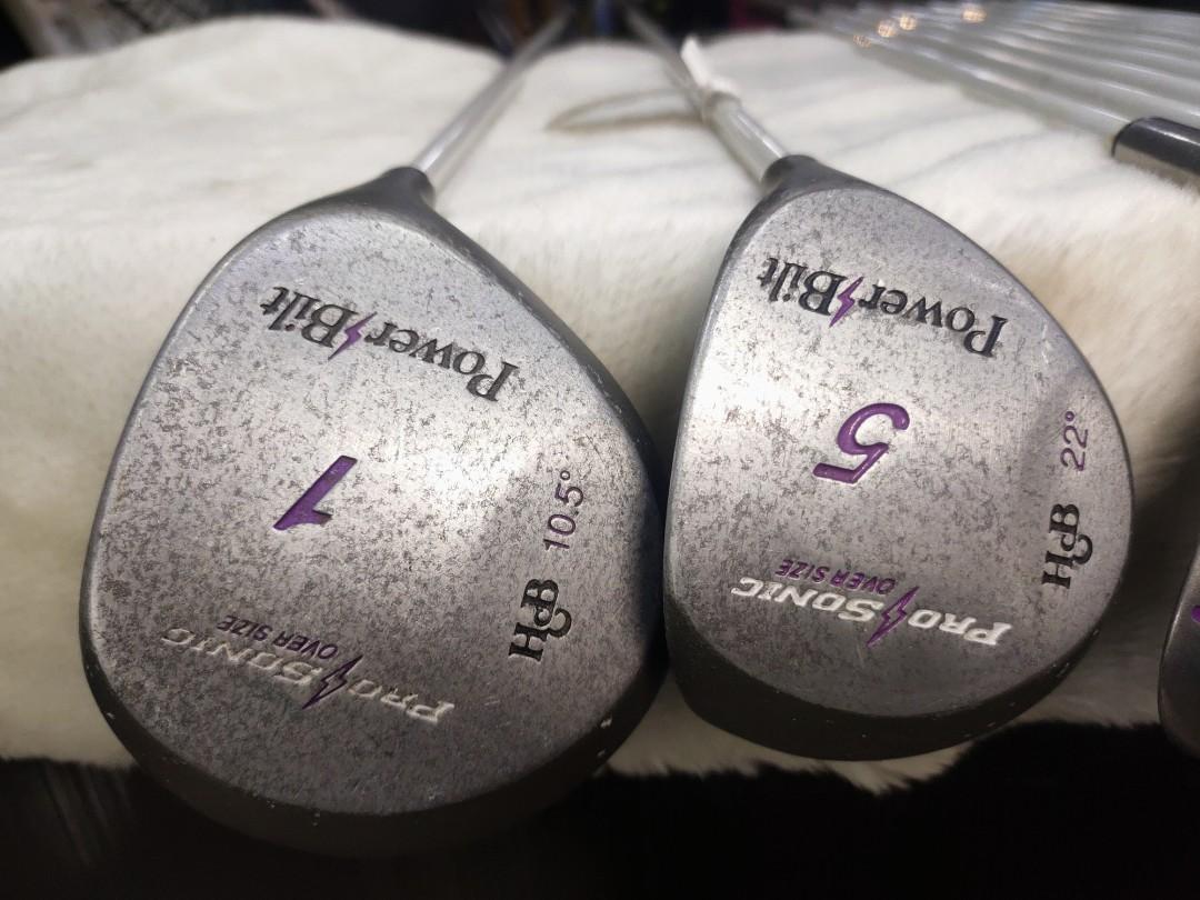 Powerbilt H&B pro sonic Oversize Ladies Golf Set, Sports Equipment