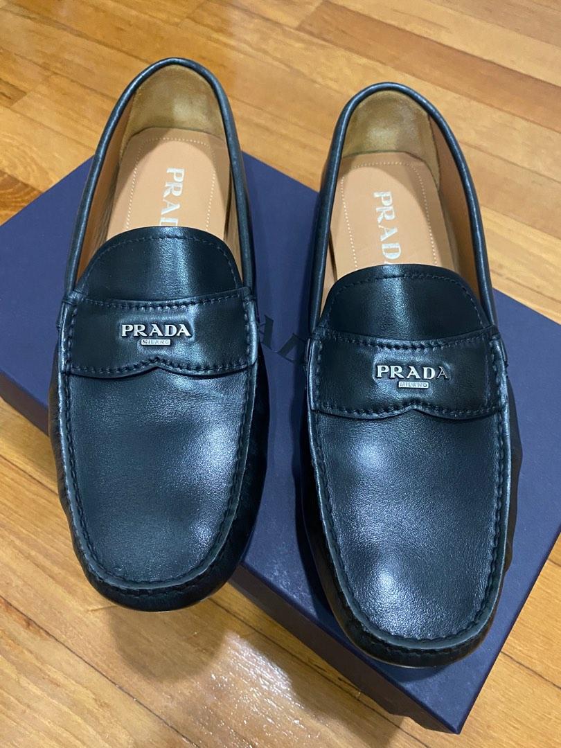 Prada Men's Loafers - WORN THRICE ONLY, Men's Fashion, Footwear, Casual  shoes on Carousell