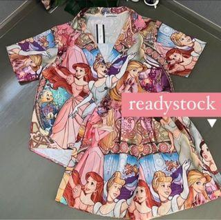 Preloved like new disney princess short pajamas