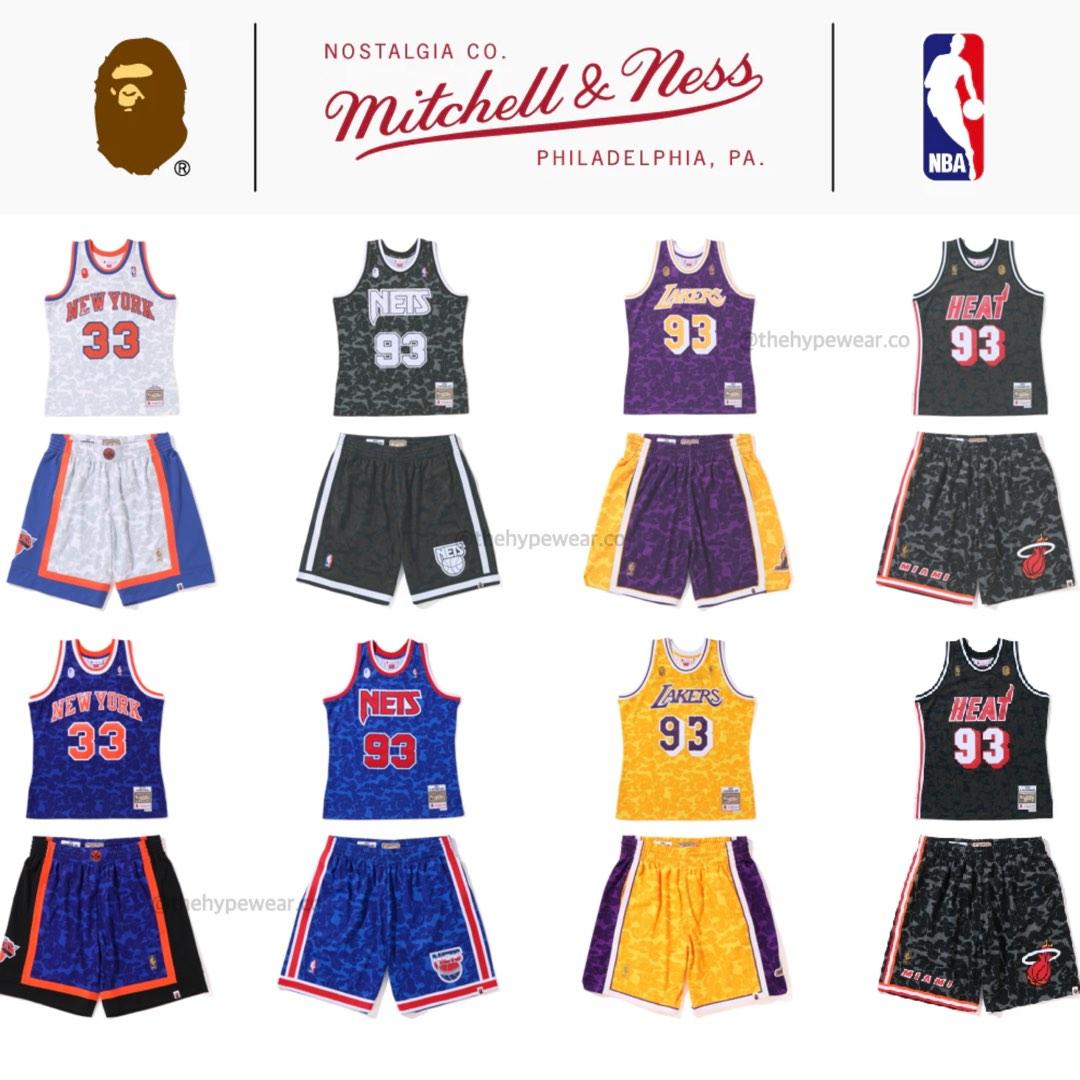 BAPE x Mitchell & Ness x NBA Uniforms