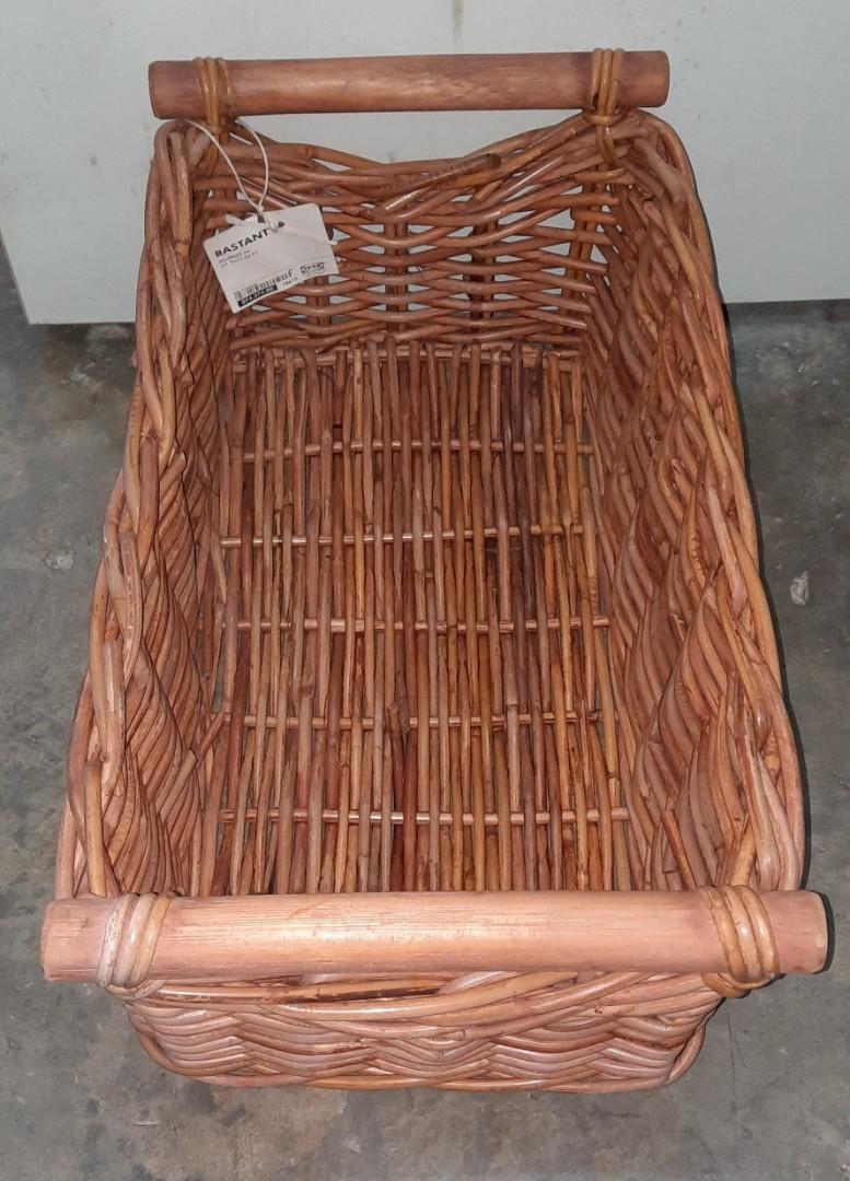 IKEA Rattan Basket, Furniture & Home Living, Home Decor, Other Home