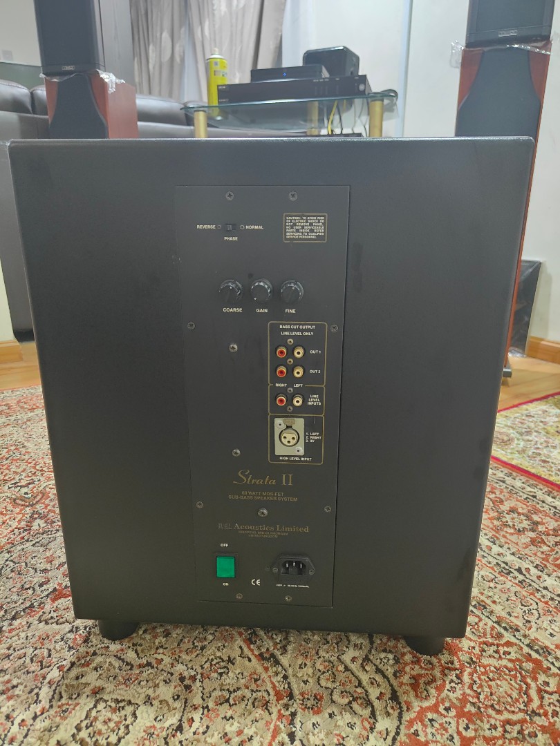 Rel strata subwoofer sales